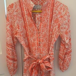 Sue Sartor shorty flounce dress in size S